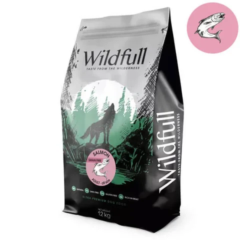 Hrana Uscata pentru Caini Danube Petfoods Wildfull Adult Mediu Maxi Somon 12kg