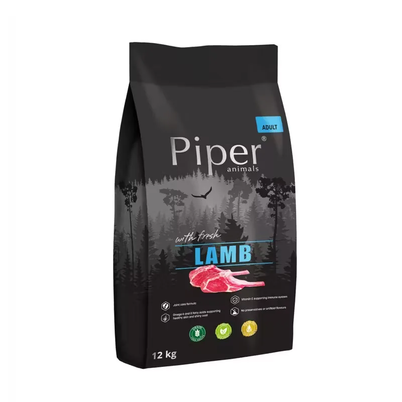 Hrana Uscata Pentru Caini Adulti Piper Adult Dog Miel 12kg