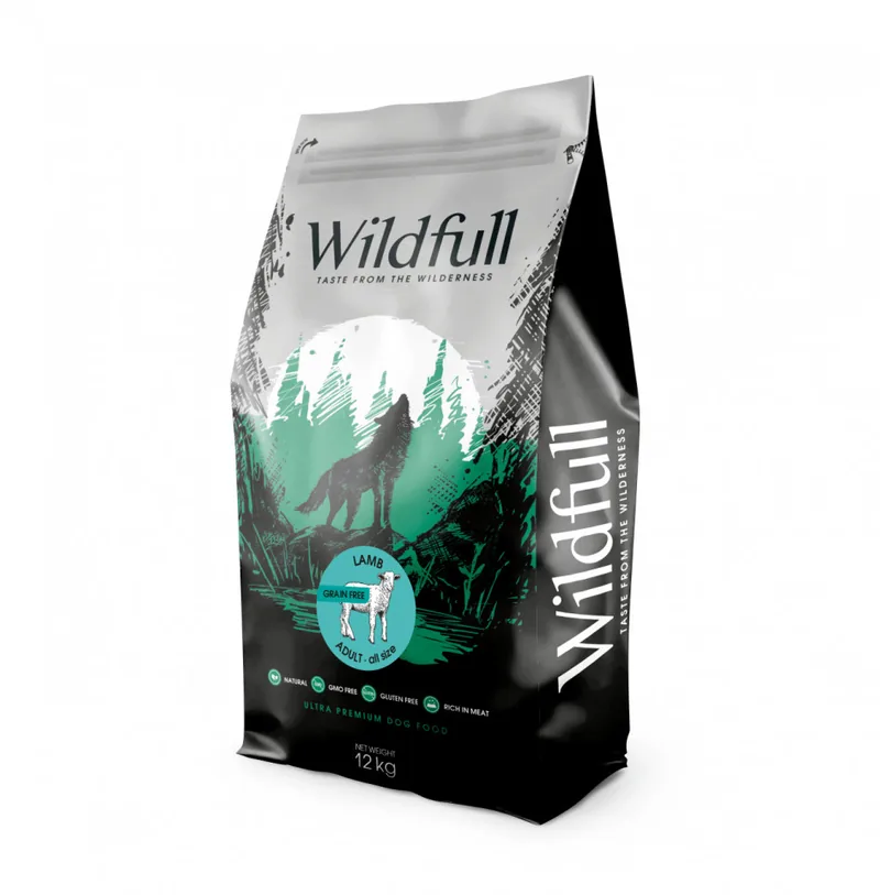 Hrana Uscata pentru Caini Wildfull Adult Mediu-Maxi Miel 12kg
