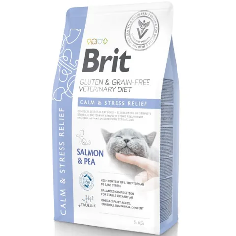 Hrana Uscata pentru Pisici Brit Grain Free VD Calm & Stress 5kg