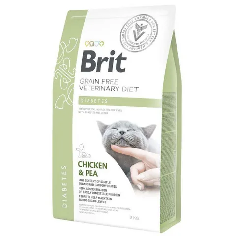 Hrana Uscata pentru Pisici Brit Grain Free VD Diabetic 2kg