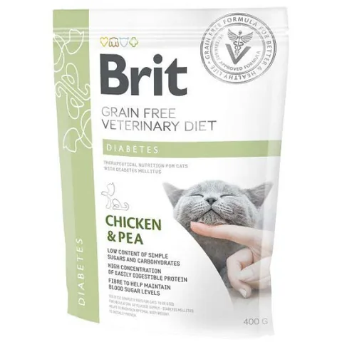 Hrana Uscata pentru Pisici Brit Grain Free VD Diabetic 400g