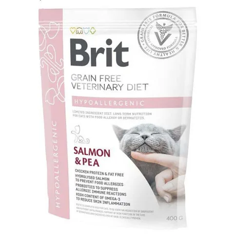 Hrana Uscata pentru Pisici Brit Grain Free VD Hypoallergenic 400g