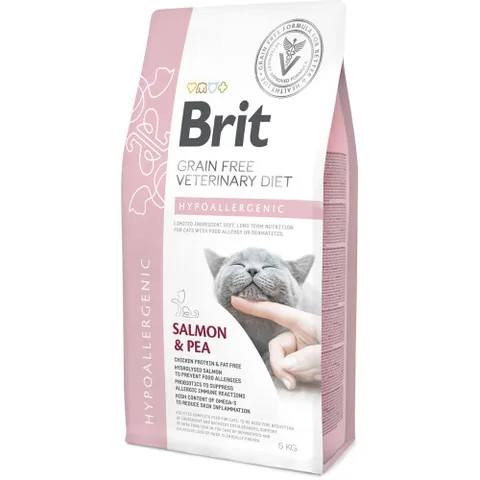 Hrana Uscata pentru Pisici Brit Grain Free VD Hypoallergenic 5kg
