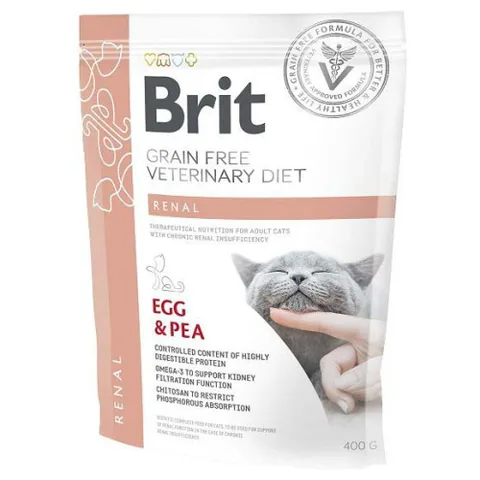 Hrana Uscata pentru Pisici Brit Grain Free VD Renal 400g
