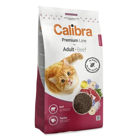 Hrana Uscata pentru Pisici Calibra Cat Premium Line Adult Beef 2kg