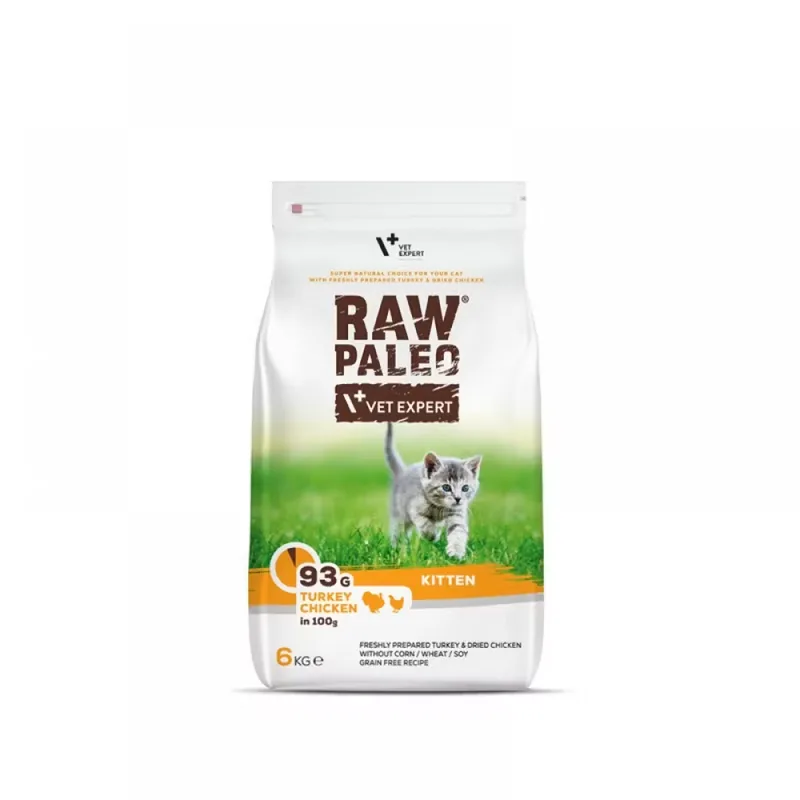 Raw Paleo Kitten Curcan si Pui 6kg