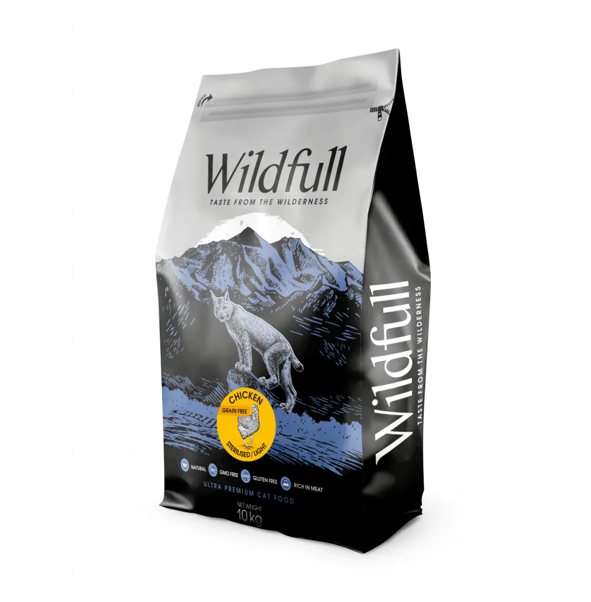 Hrana Uscata pentru Pisici Wildfull Cat Sterilized Light Pui 10kg