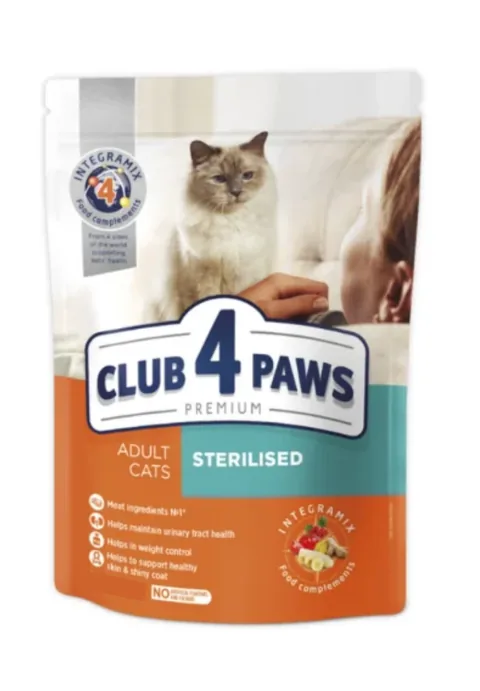Hrana Uscata Pisici Club 4 Paws Adult Sterilised 900g