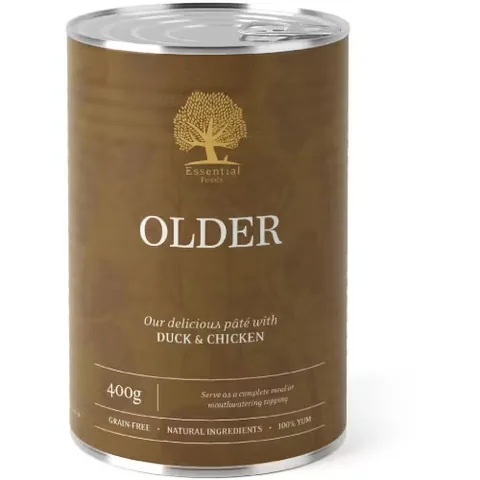 Hrana Umeda Caini Essential Foods Essential Pate Older Rata si Pui 400g