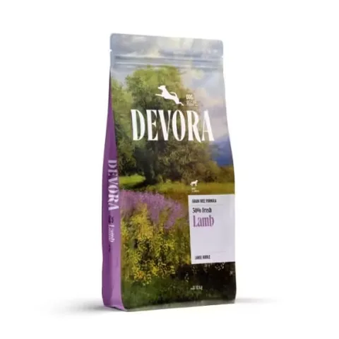 Hrana Uscata Caini Devora Dog Adult Large Breed Grain Free Monoprotein Miel 12kg