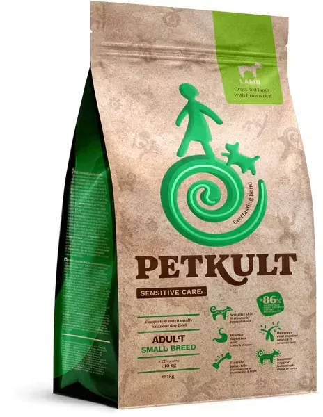 Hrana Uscata pentru Caini Petkult Sensitive Adult Small Miel si Orez 1kg