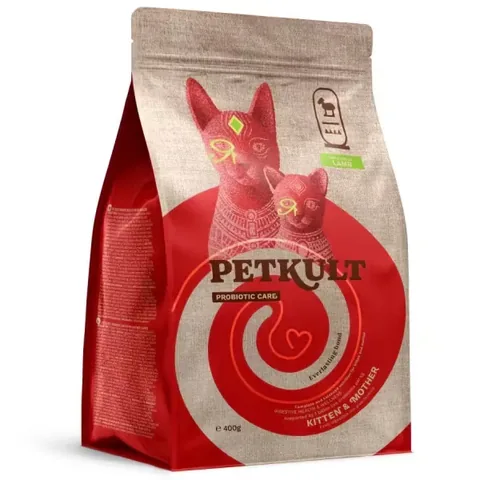 Hrana Uscata Petkult Probiotic Care Kitten & Mother Fresh Miel Proaspat 400g