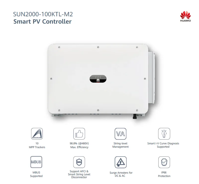 Huawei SUN2000-100KTL-M2 AFCI DC-SPD I+II