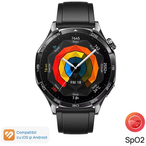 Huawei Watch GT 5 46mm Deep Tarnish Stainless Steel Black
