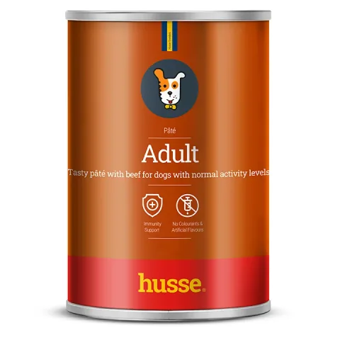 Husse Adult Pâté Vită Ananas Ginseng Fără Cereale Pentru Câini