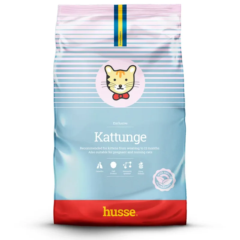 Husse Exclusive Kattunge Hrană Uscată Completă pentru Pisicuțe