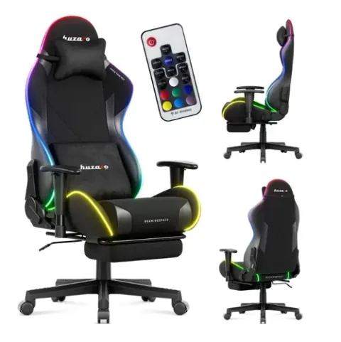Huzaro Force 5.7 RGB Suport Picioare Negru