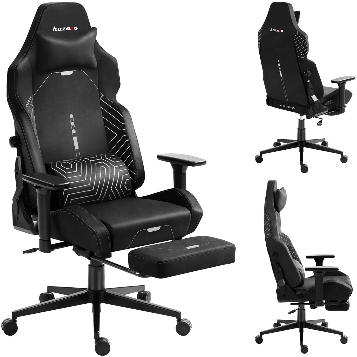 Huzaro Force 8.1 Suport Picioare Negru