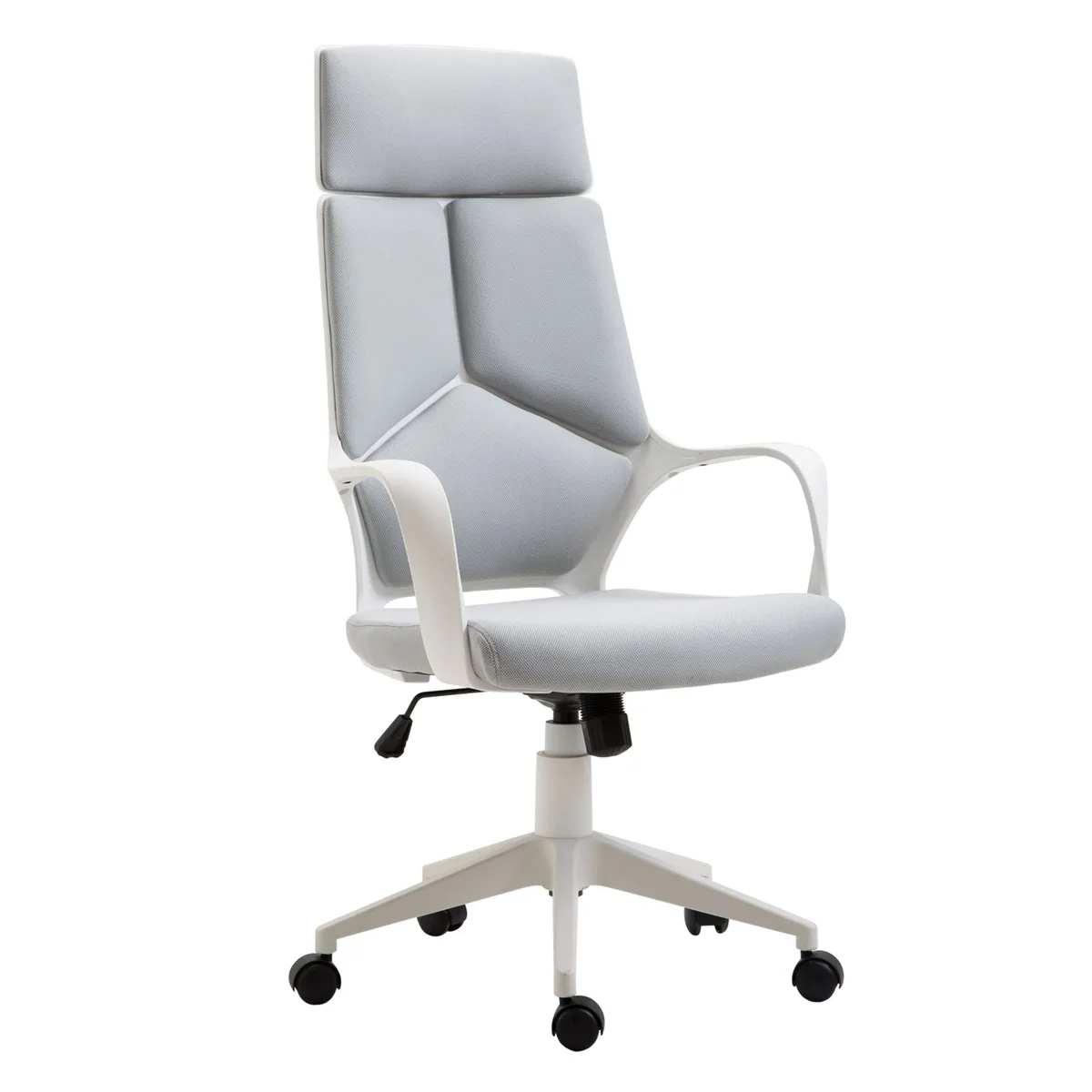 Scaun de Birou HOMCOM Ergonomic Spătar Înalt Reglabil Negru