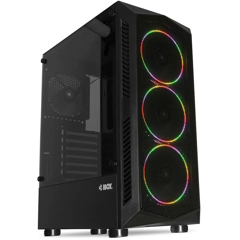 Ibox Lupus 27 Midi Tower Negru