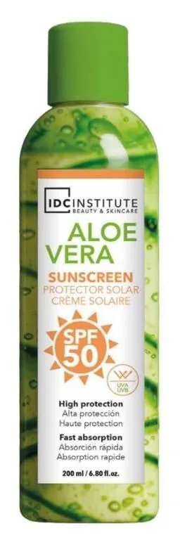 Spray Solar IDC Institute cu Aloe Vera SPF50 200ml