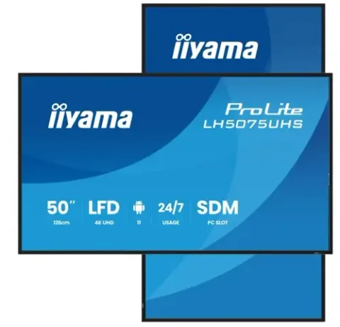Iiyama LH5075UHS-B2AG 49.5 Inch Negru