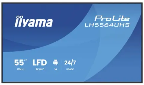 Iiyama ProLite LH5564UHS-B1AG Negru