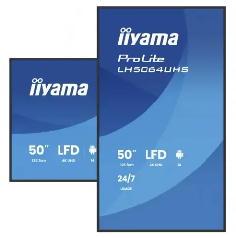 iiyama ProLite LH6564UHS-B1AG 65 Inch Negru