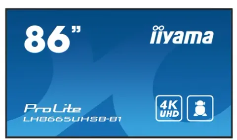 iiyama ProLite LH8665UHSB-B1 86inch Negru