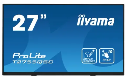 Iiyama T2755QSC-B1 27inch QHD Touchscreen Boxe Negru