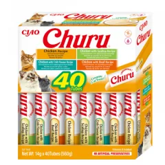 Inaba Churu Cat Varieties 40 buc Pui
