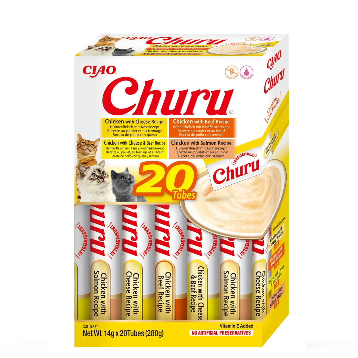 Inaba Churu Cat Varieties Pui si Vita 20 Buc