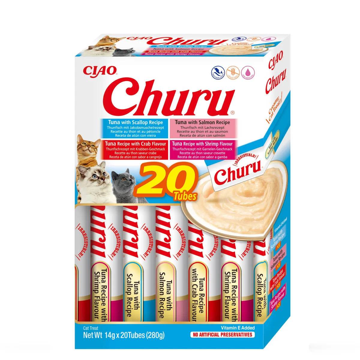 Inaba Churu Cat Varieties Ton si Fructe de Mare 20 Buc