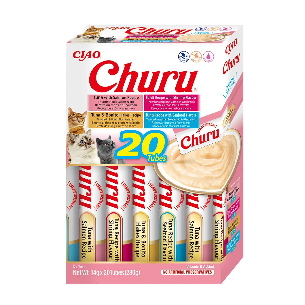 Inaba Ciao Churu Cat Varieties Fructe de Mare 20 buc