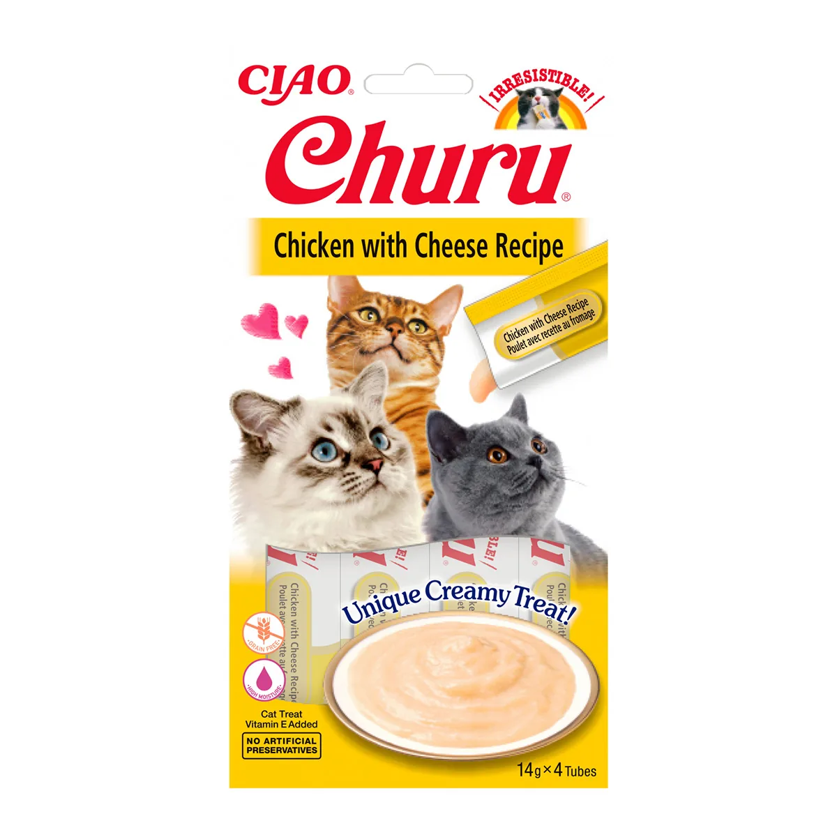 Inaba Ciao Churu Recompensa Cremoasa Pui si Branza