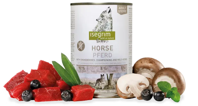 Hrana Umeda pentru Câini Isegrim Dog Adult Horse 800g