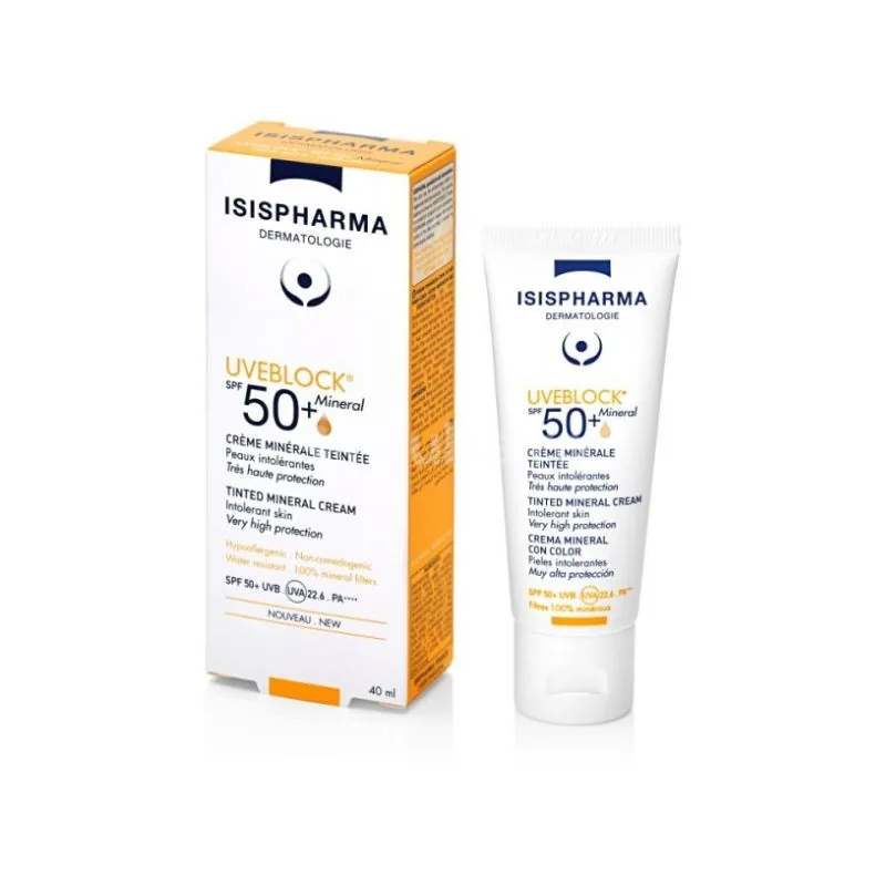IsisPharma UVEBLOCK SPF 50+ Tinted Mineral 40ml