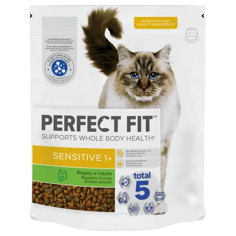 Hrana pentru Pisici Perfect Fit Sensitive Curcan 750g