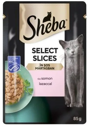 Plic Hrana Pisici Sheba Somon 85g