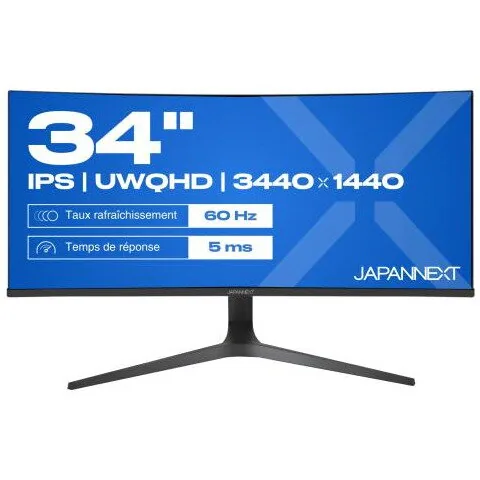 JAPANNEXT IPS340UWQHD60C Curbat HDR FreeSync