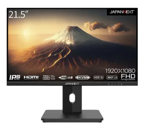 JAPANNEXT JN-I215FLFHSP-C65W 21.5inch Negru