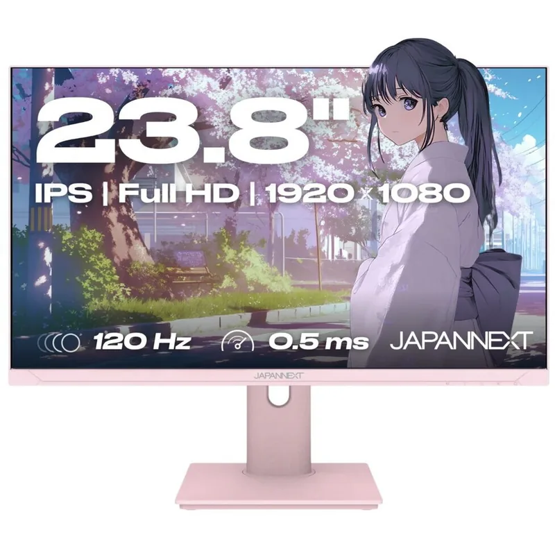 JAPANNEXT JN-I238FHD120F-HSP-PK IPS Boxe Roz
