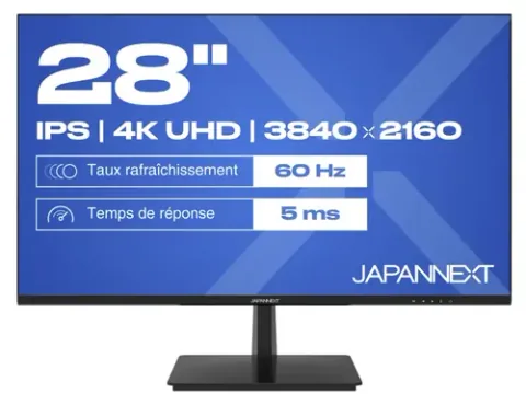 JAPANNEXT JN-I280UHD60F-P Negru