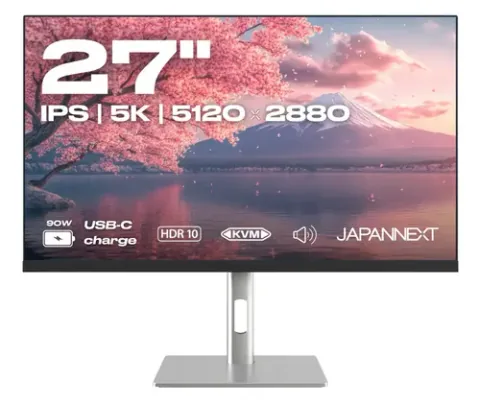 JAPANNEXT JN-IPS275K-HSPC9 27inch Negru/Argintiu