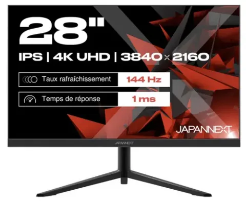 JAPANNEXT JN-IPS280UHD144F Negru