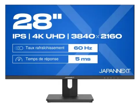 JAPANNEXT JN-IPS280UHD60F-C65W-HSP Negru
