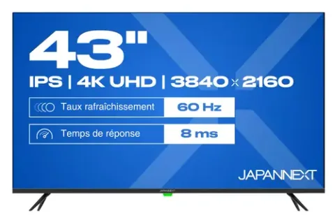 JAPANNEXT JN-IPS430UHD60F 43inch Negru