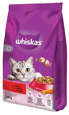 Hrană Uscată Pisici Whiskas Vita și Ficat 1.4kg
