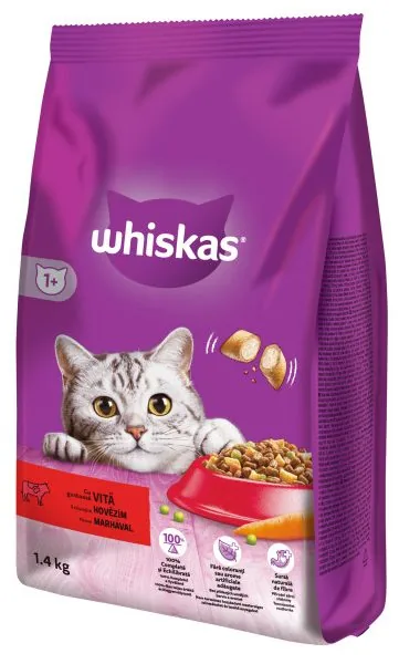 Hrană Uscată Pisici Whiskas Vita și Ficat 1.4kg
